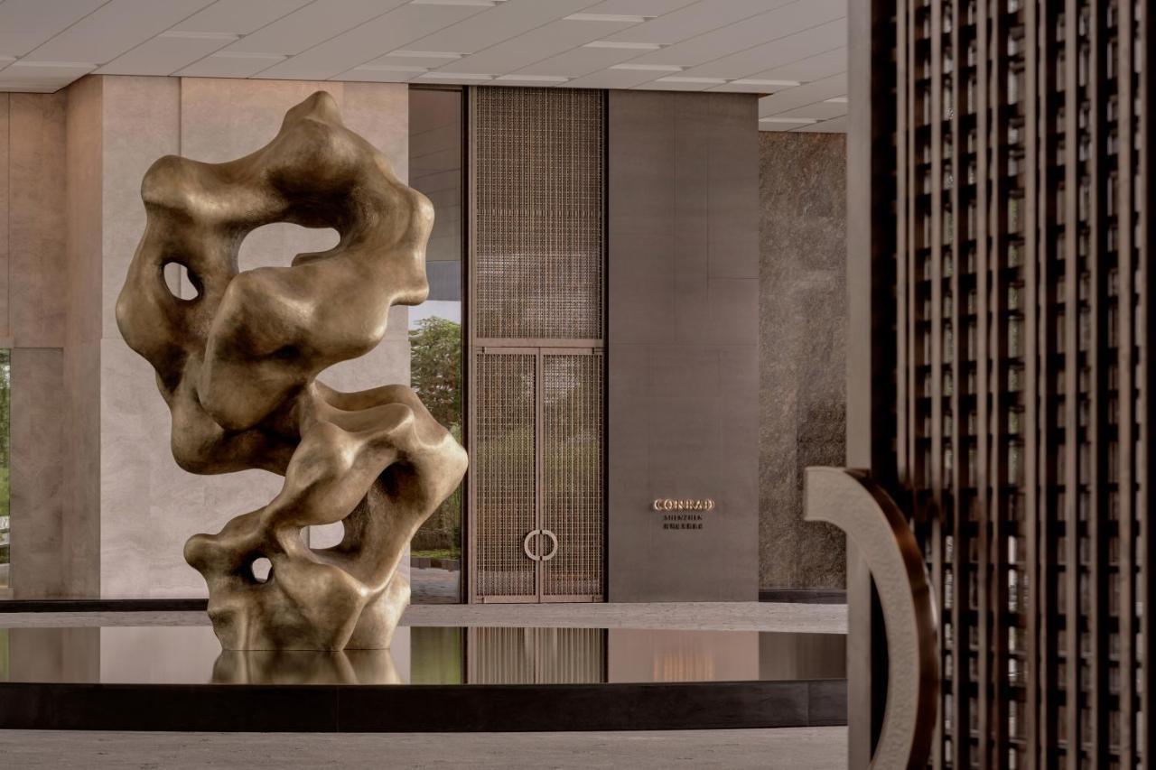 Conrad Shenzhen, The First Art Museum Hotel In Greater Bay Area With The Stunning Bay And Sunset View In The Hotel Terrace Ngoại thất bức ảnh