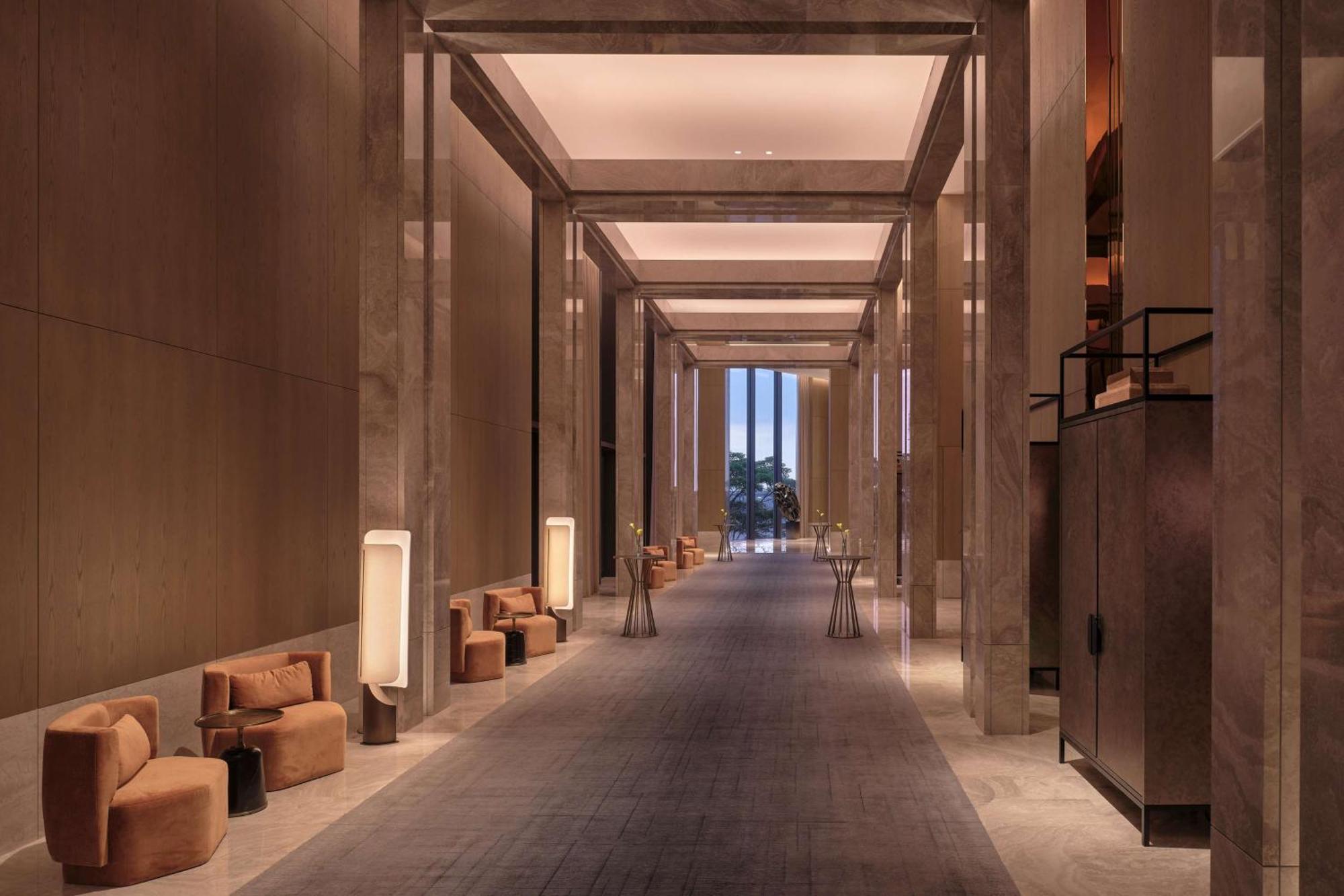 Conrad Shenzhen, The First Art Museum Hotel In Greater Bay Area With The Stunning Bay And Sunset View In The Hotel Terrace Ngoại thất bức ảnh