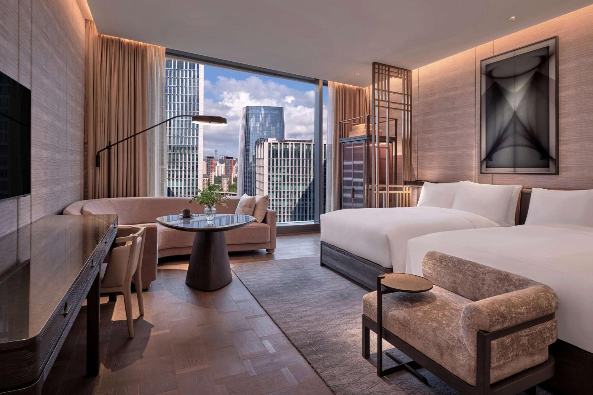 Conrad Shenzhen, The First Art Museum Hotel In Greater Bay Area With The Stunning Bay And Sunset View In The Hotel Terrace Ngoại thất bức ảnh