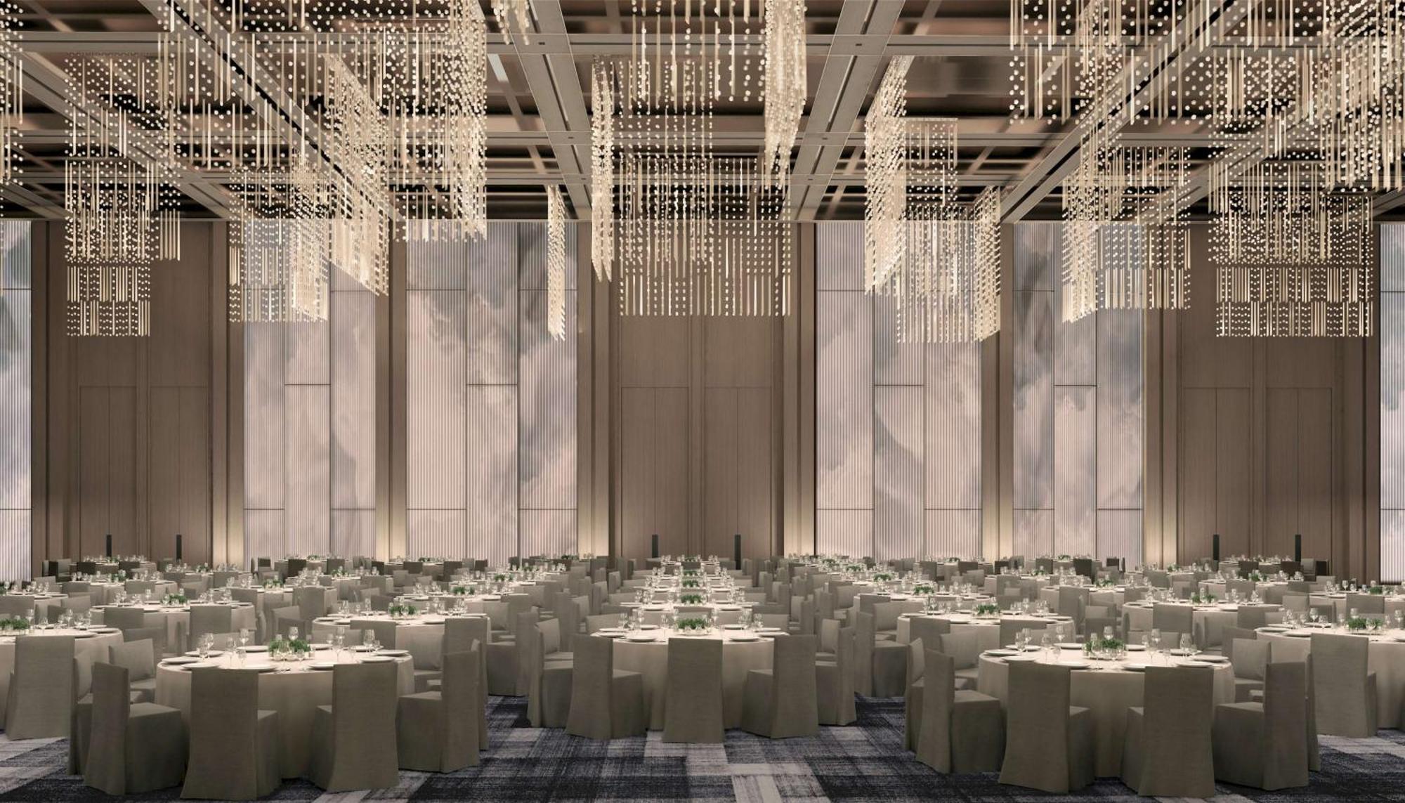 Conrad Shenzhen, The First Art Museum Hotel In Greater Bay Area With The Stunning Bay And Sunset View In The Hotel Terrace Ngoại thất bức ảnh