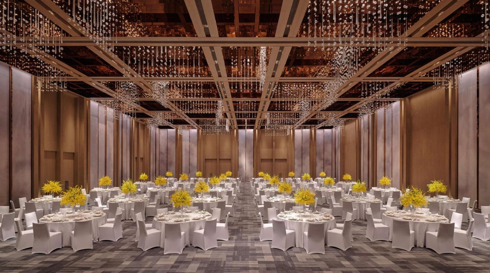 Conrad Shenzhen, The First Art Museum Hotel In Greater Bay Area With The Stunning Bay And Sunset View In The Hotel Terrace Ngoại thất bức ảnh